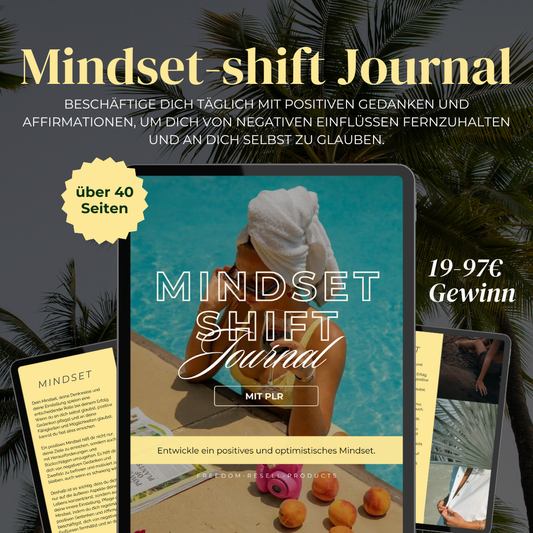 Mindset Shift Journal mit PLR