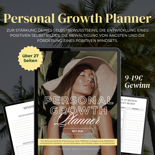 Personal Growth Planner PLR