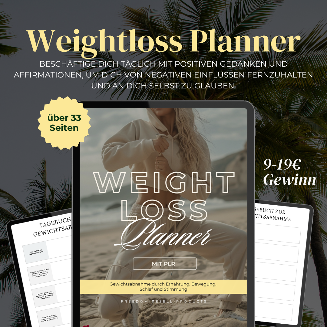 Weightloss Planner PLR