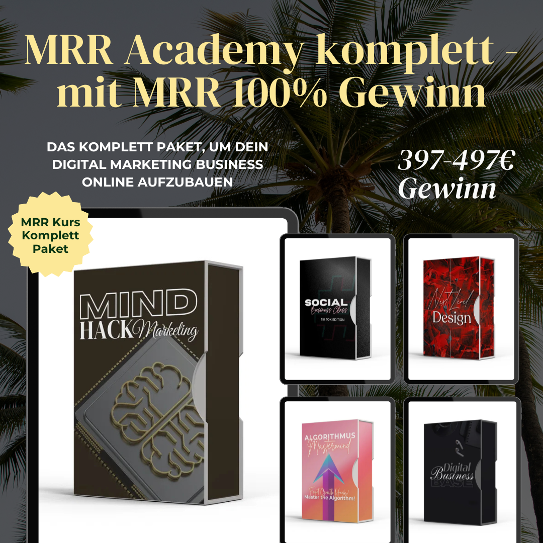 MRR ACADEMY - Dein Starterpaket